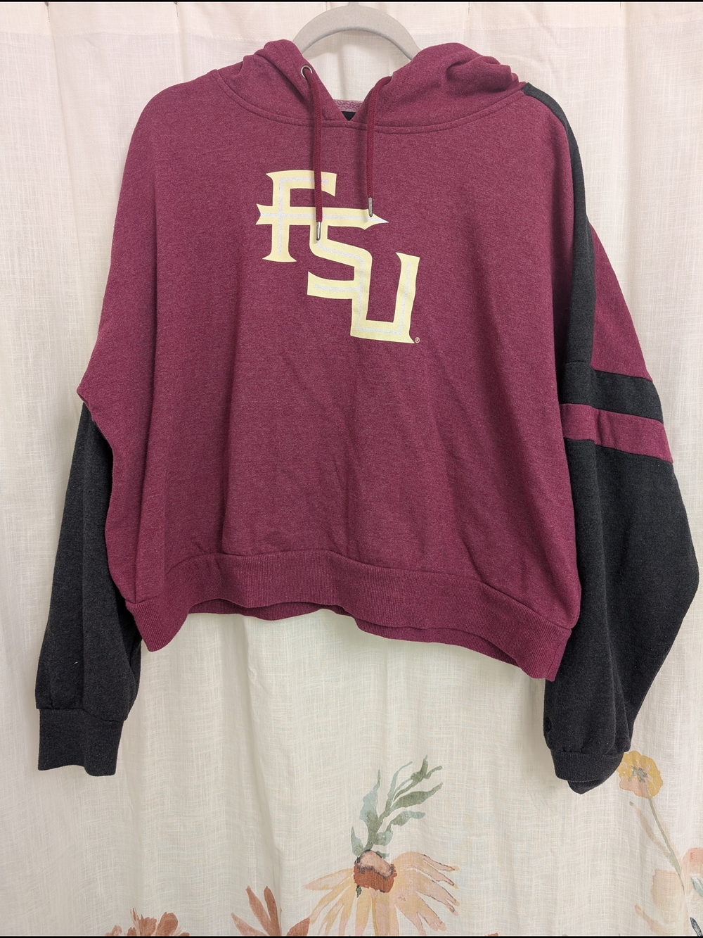 Colosseum FSU Seminoles Cropped Hoodie XXL Garnet Hooded Sweatshirt